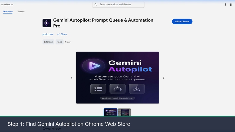 Gemini Autopilot Chrome Web Store