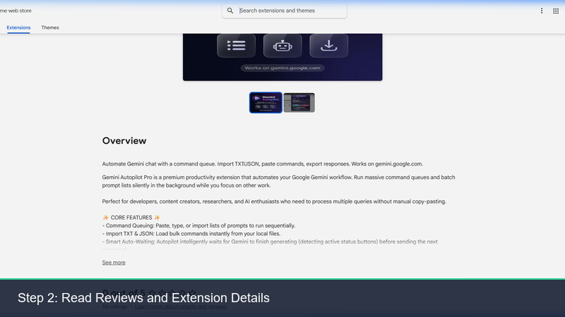 Read Extension Reviews and Details