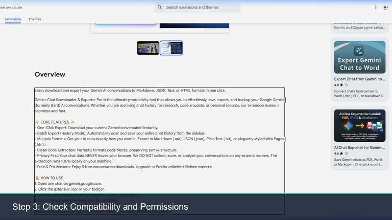 Check Compatibility and Permissions